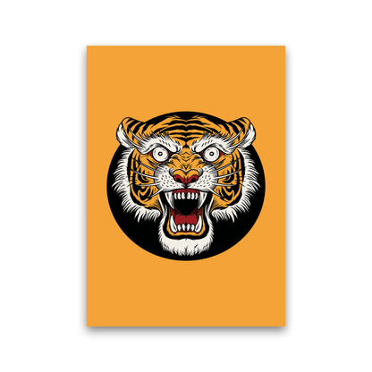 Vintage Tiger Art Print by Jason Stanley Print Only