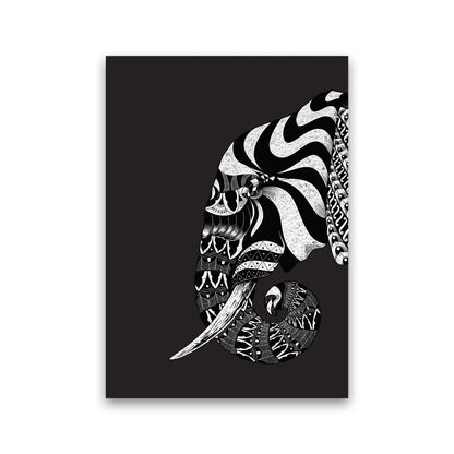 Ornate Elephant Art Print by Jason Stanley Print Only