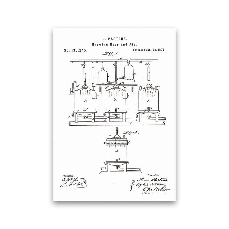 Brewing Beer Apparatus Patent Art Print by Jason Stanley Print Only