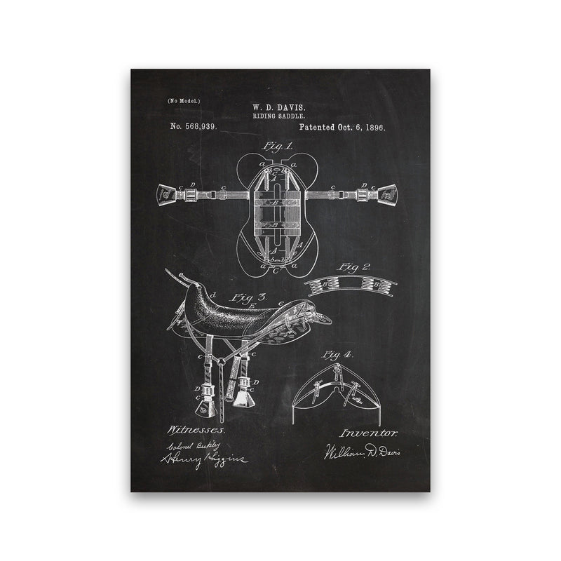 Riding Saddlepatent Art Print by Jason Stanley Print Only