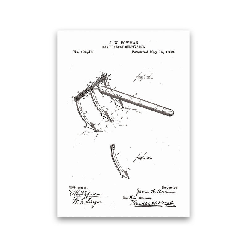 Garden Tool Patent Art Print by Jason Stanley Print Only