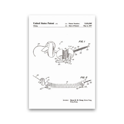 Slinky Dog Patent Art Print by Jason Stanley Print Only