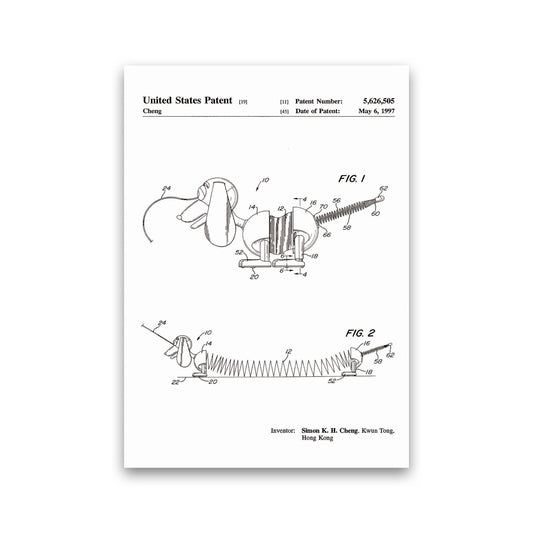 Slinky Dog Patent Art Print by Jason Stanley Print Only