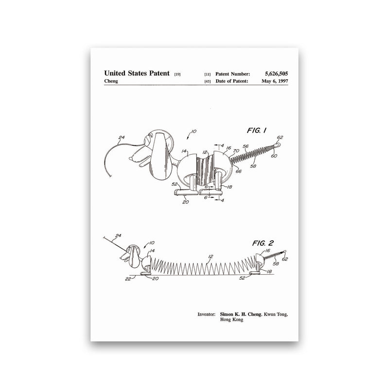 Slinky Dog Patent Art Print by Jason Stanley Print Only
