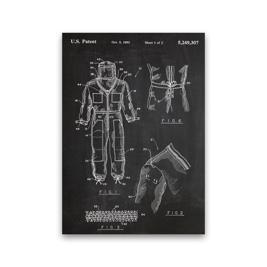 Bee Suit Patent Art Print by Jason Stanley Print Only