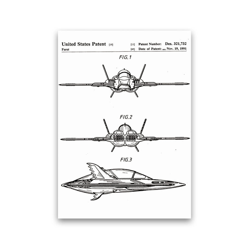 Batwing Patent Art Print by Jason Stanley Print Only