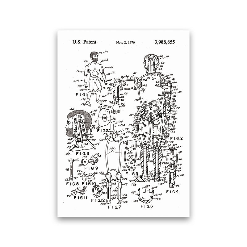 Kids Toy Patent Art Print by Jason Stanley Print Only