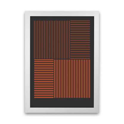 Minimal Geometric Series - 24 Art Print by Jason Stanley White Grain
