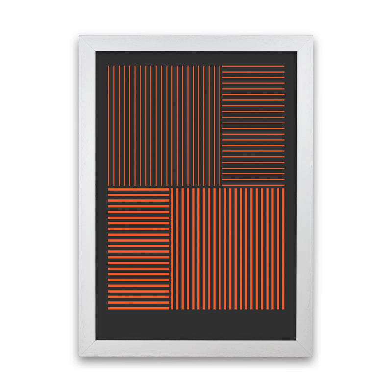 Minimal Geometric Series - 24 Art Print by Jason Stanley White Grain