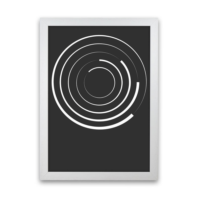 Minimal Geometric Series - 28 Art Print by Jason Stanley White Grain
