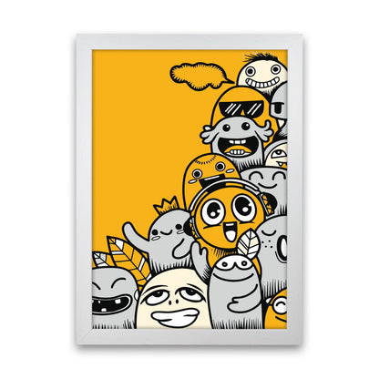 Happiness Comes In Many Forms Art Print by Jason Stanley White Grain