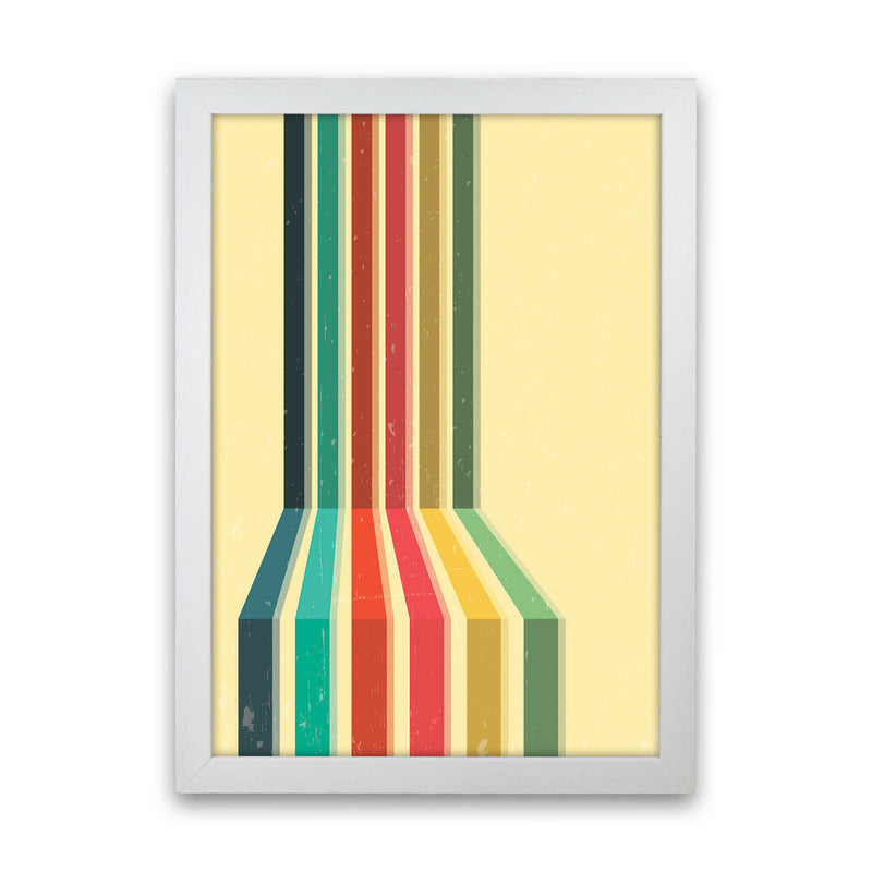 Minimal Geometric Series - 50 Art Print by Jason Stanley White Grain