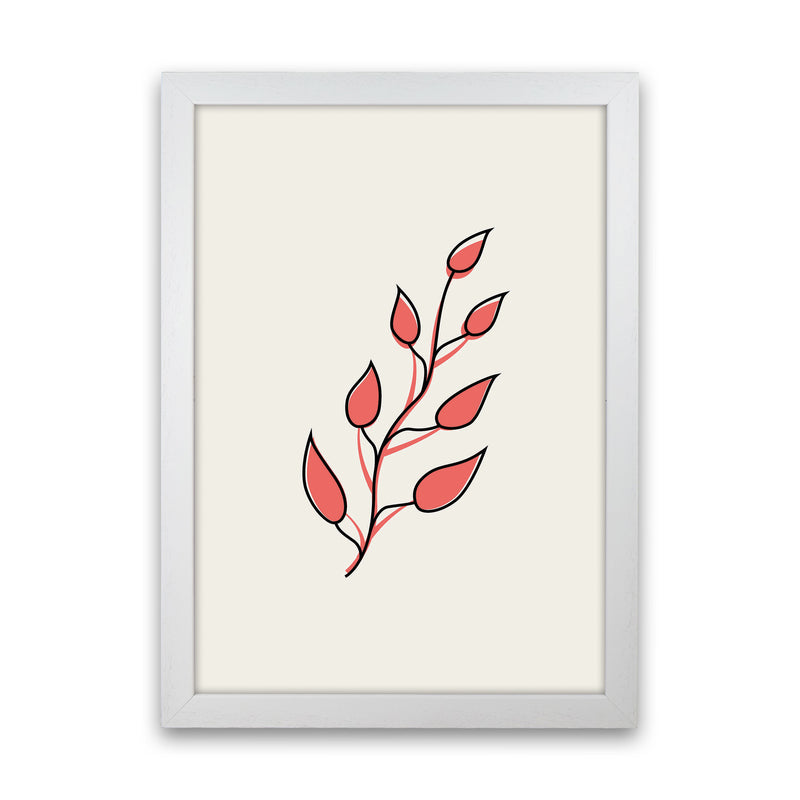 Abstract Tropical Leaves II Art Print by Jason Stanley White Grain