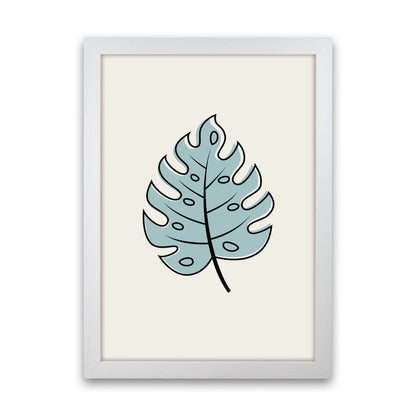 Abstract Tropical Leaves III Art Print by Jason Stanley White Grain