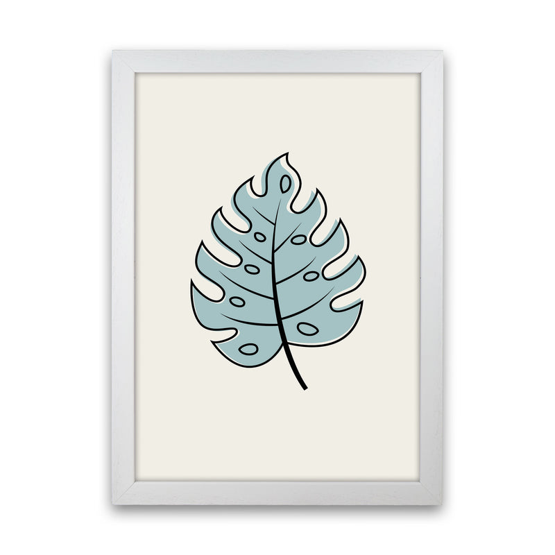 Abstract Tropical Leaves III Art Print by Jason Stanley White Grain