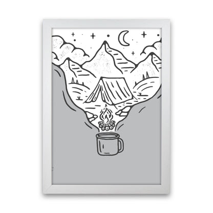 It All Started With Coffee Art Print by Jason Stanley White Grain