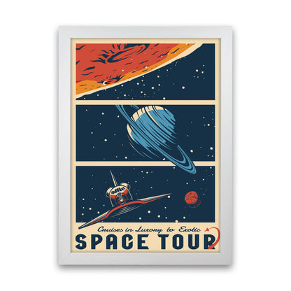Outer Space Series - #18 Art Print by Jason Stanley White Grain