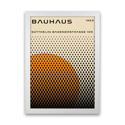 Bauhaus Geometric Yellow Art Print by Jason Stanley White Grain
