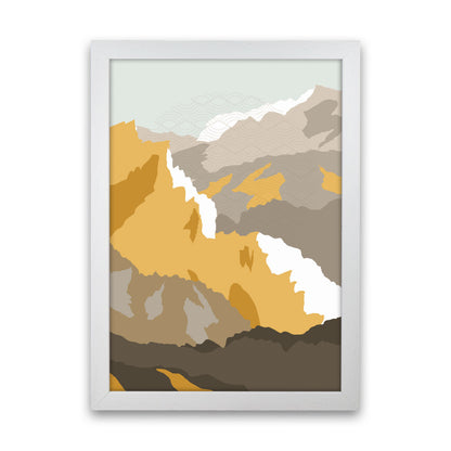 Japanese Mountain Scene Art Print by Jason Stanley White Grain