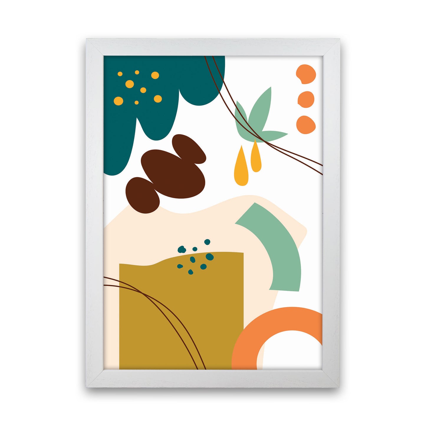 Abstract Expression II Art Print by Jason Stanley White Grain