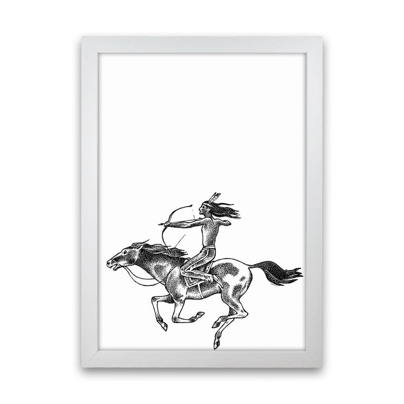 Native American Indian Art Print by Jason Stanley White Grain