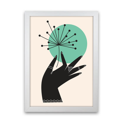 What A Pretty Flower Art Print by Jason Stanley White Grain
