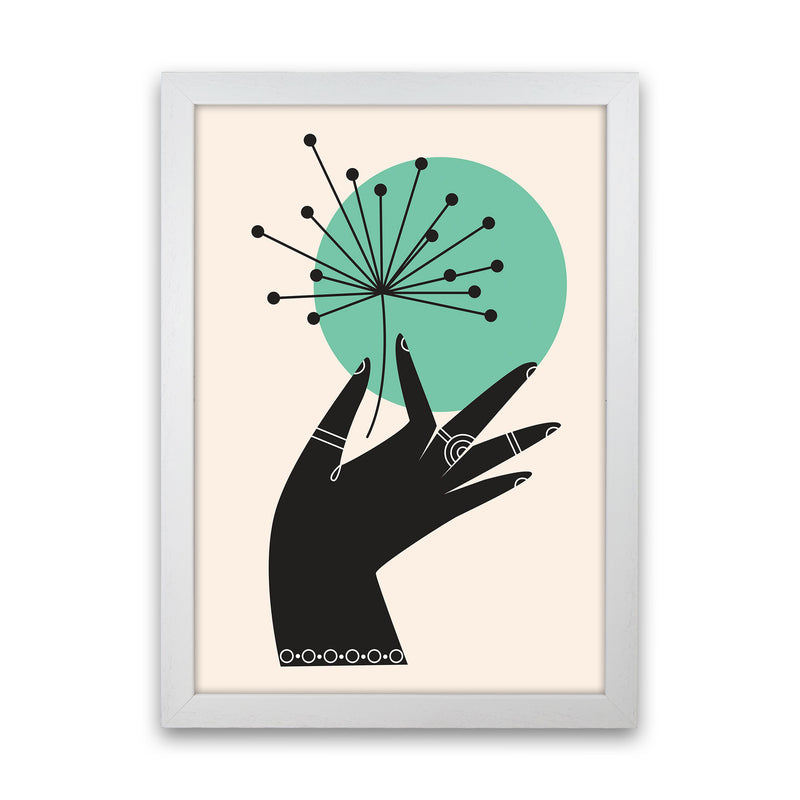 What A Pretty Flower Art Print by Jason Stanley White Grain