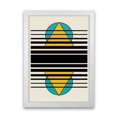 Geometric Suns. IIII Art Print by Jason Stanley White Grain