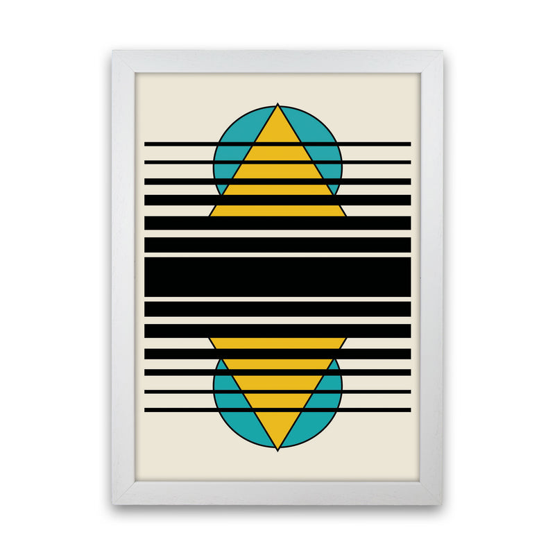 Geometric Suns. IIII Art Print by Jason Stanley White Grain