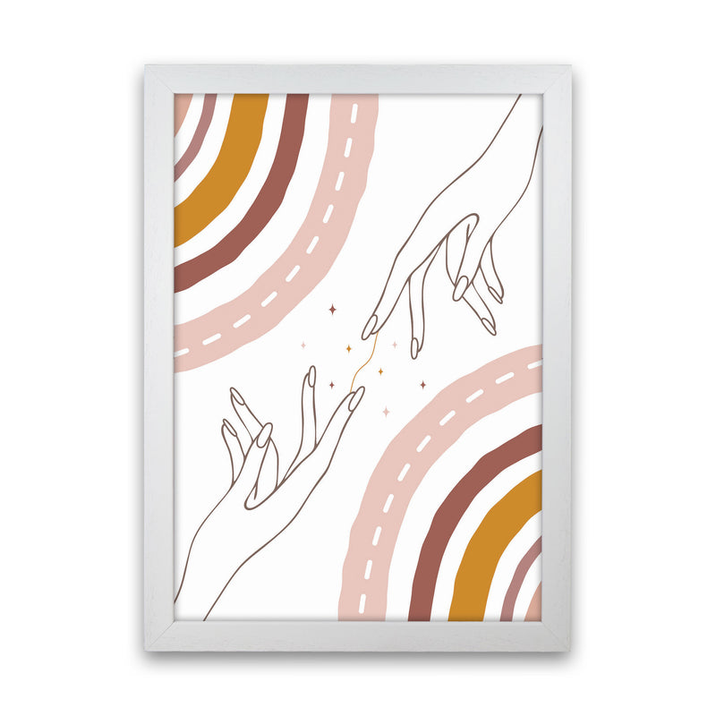We Are All Connected Art Print by Jason Stanley White Grain