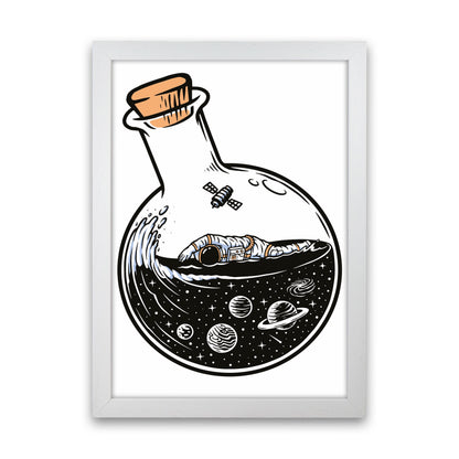 Good Day For A Swim Art Print by Jason Stanley White Grain