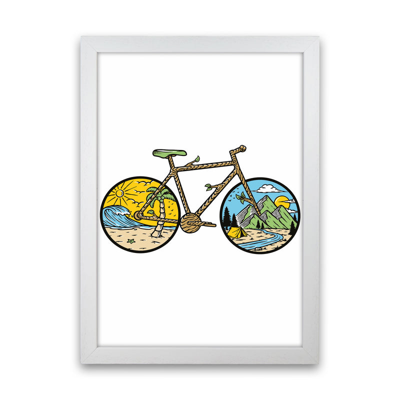 Best Bike Ride Ever Art Print by Jason Stanley White Grain