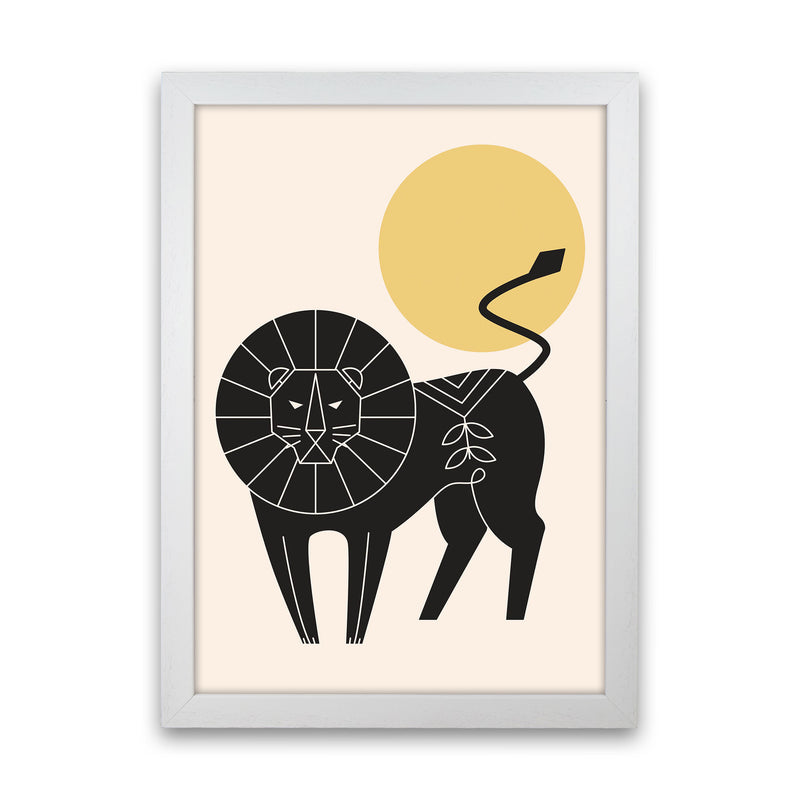 King Of The Jungle Art Print by Jason Stanley White Grain