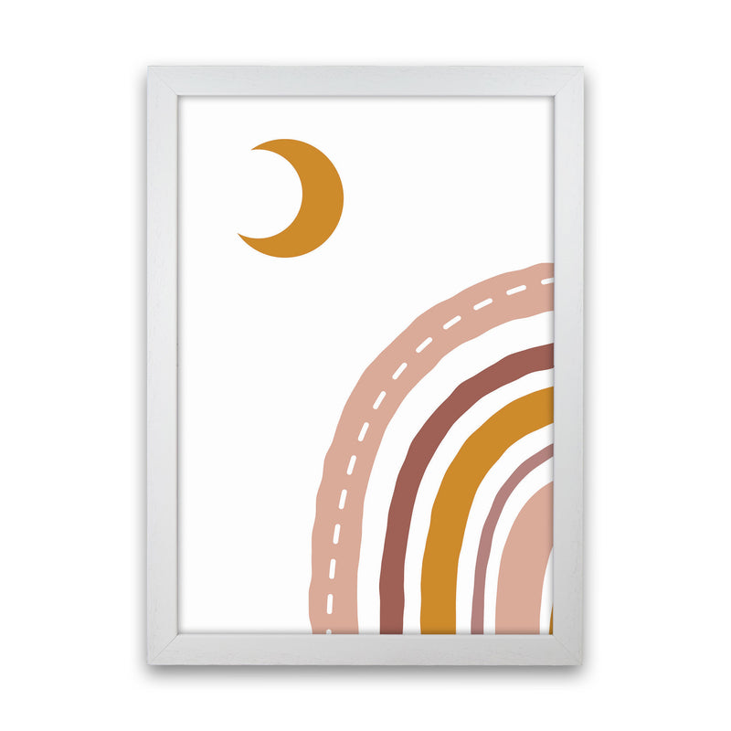 Abstract Moonvibes Art Print by Jason Stanley White Grain