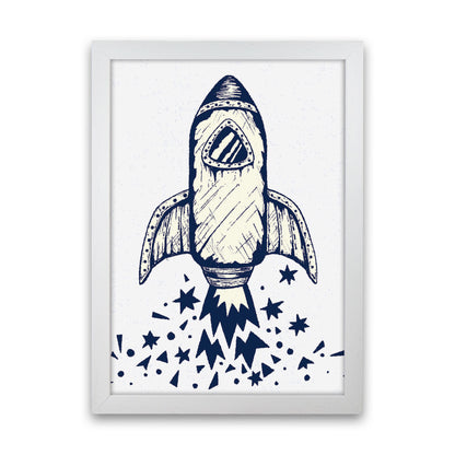 5-4-3-2-1-Blastoff Art Print by Jason Stanley White Grain