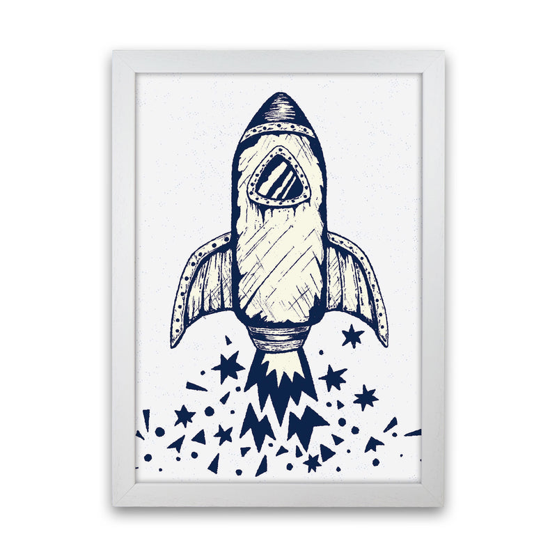 5-4-3-2-1-Blastoff Art Print by Jason Stanley White Grain