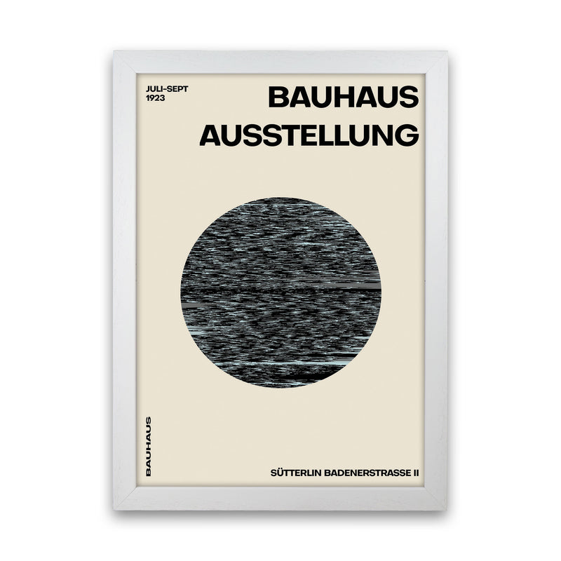 Bauhaus Distortion Art Print by Jason Stanley White Grain