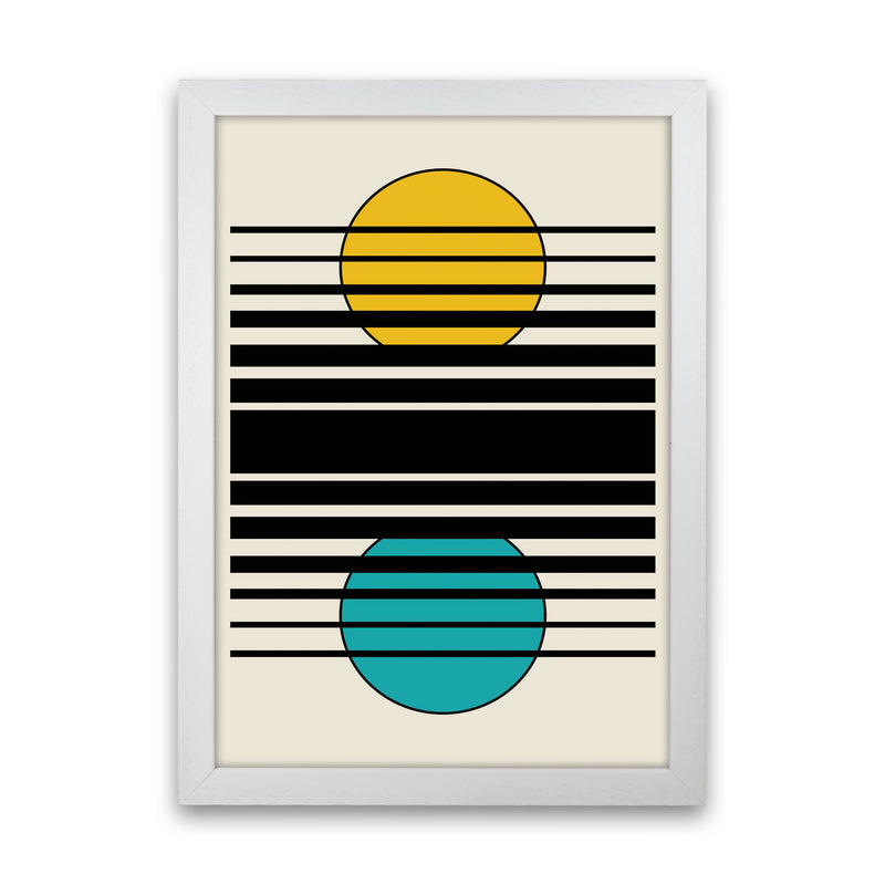 Geometric Suns III Art Print by Jason Stanley White Grain
