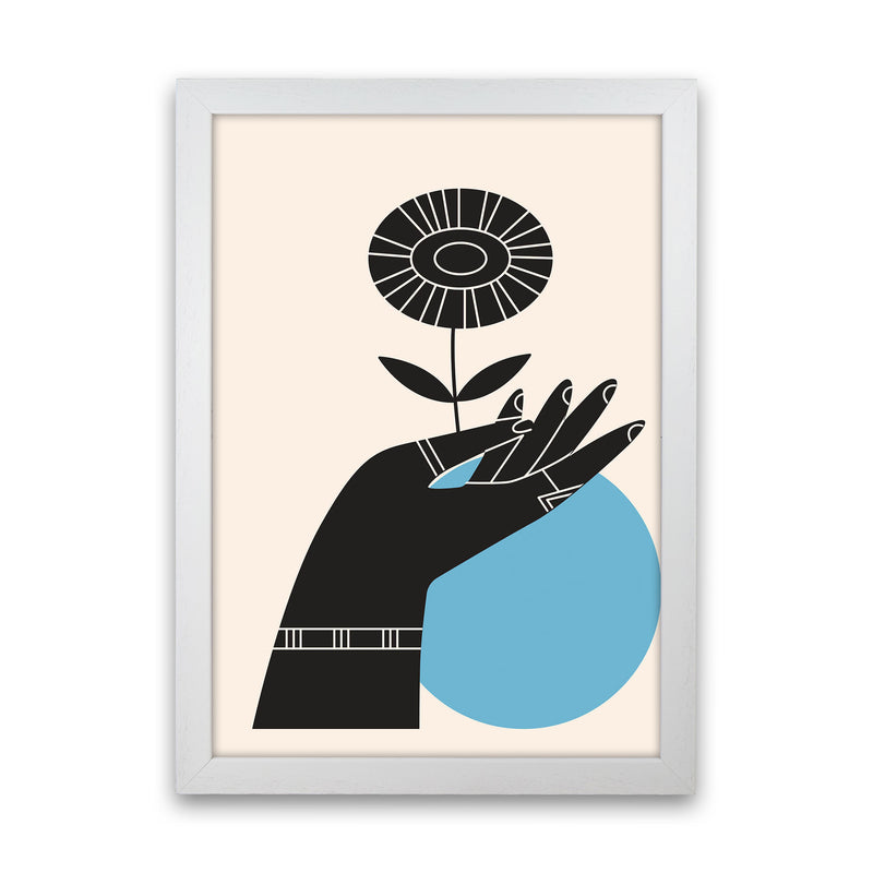 Abstract Hand III Art Print by Jason Stanley White Grain