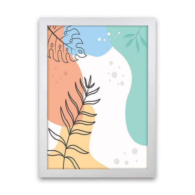 Abstract Leaves II Art Print by Jason Stanley White Grain