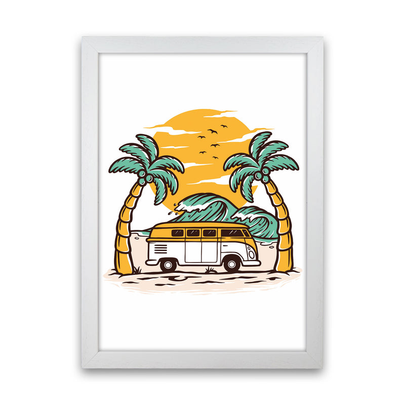 Between Two Palms Art Print by Jason Stanley White Grain