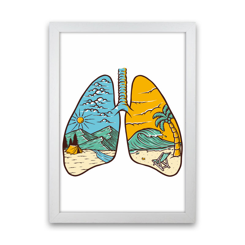 Breathe It All In Art Print by Jason Stanley White Grain