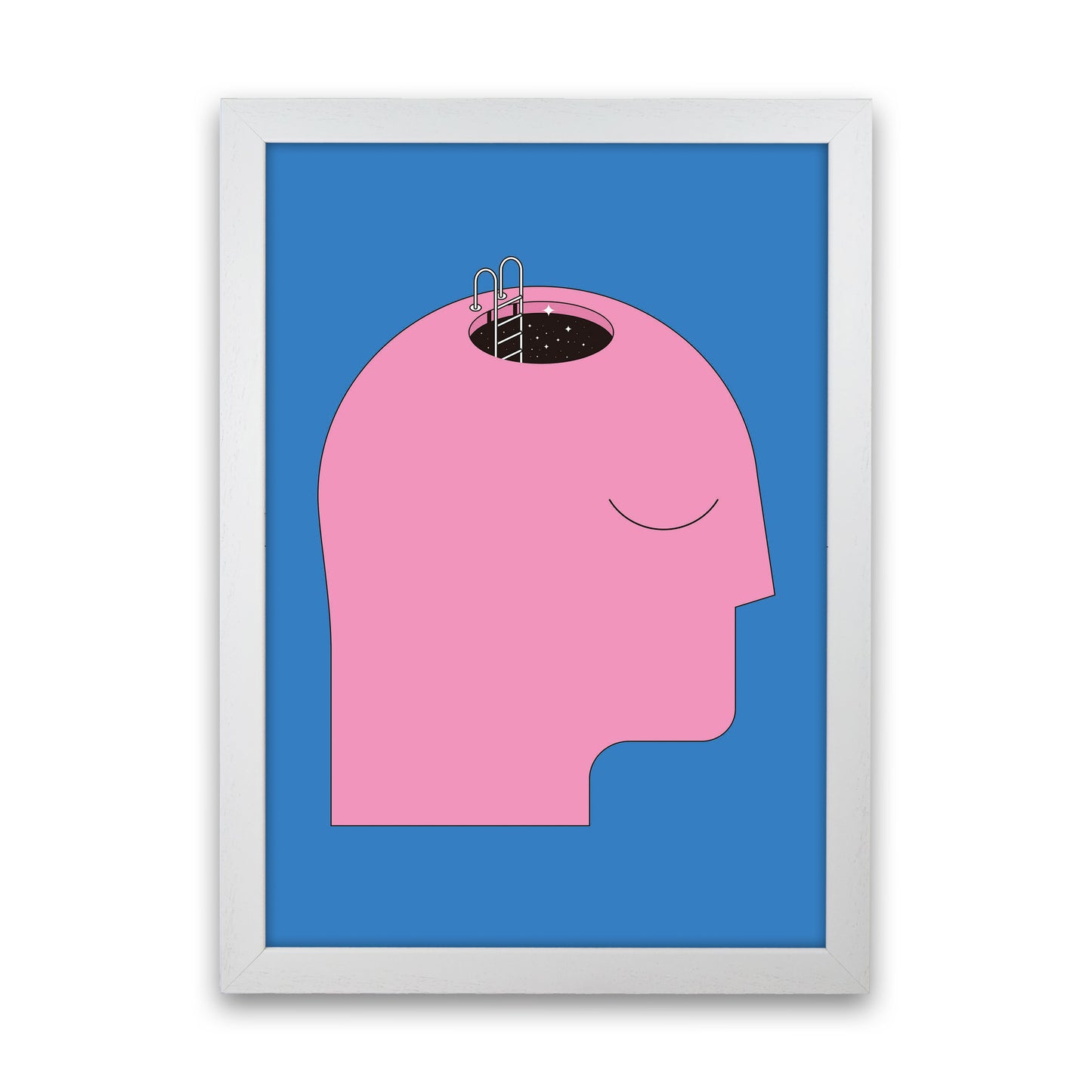 Keep An Open Mind Art Print by Jason Stanley White Grain