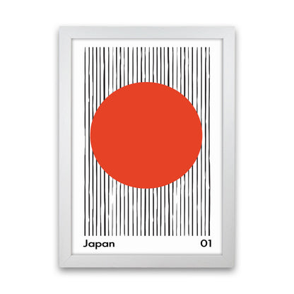 Japan Midcentury Art Print by Jason Stanley White Grain