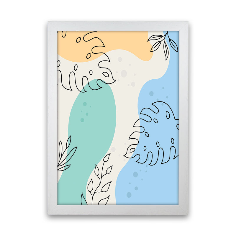 Abstract Leaves I Art Print by Jason Stanley White Grain