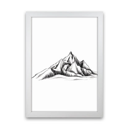 To The Mountains Art Print by Jason Stanley White Grain