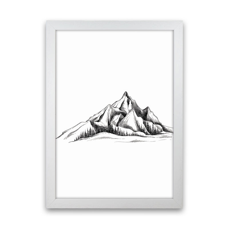 To The Mountains Art Print by Jason Stanley White Grain