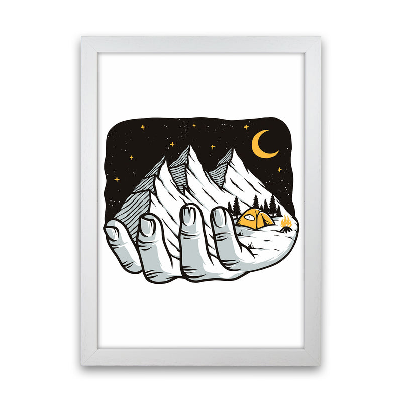Grab A Handfull Art Print by Jason Stanley White Grain