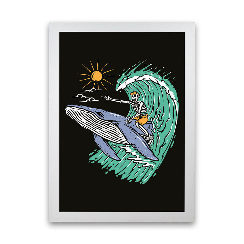 Going Straight! Art Print by Jason Stanley White Grain