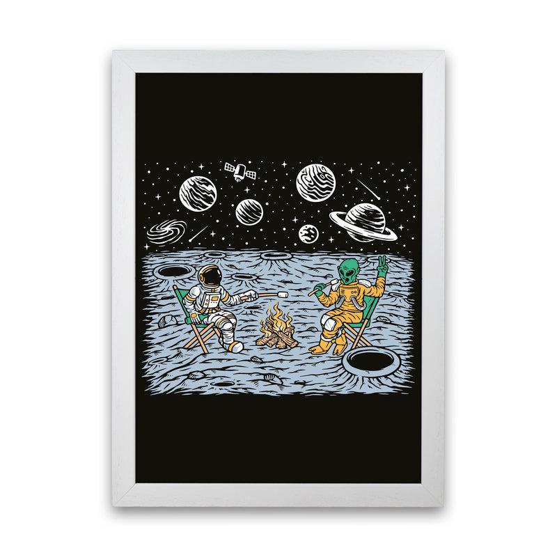 Space Camp Vibes Art Print by Jason Stanley White Grain